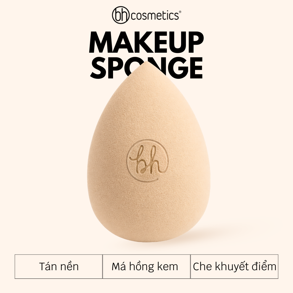 Bông mút tán nền hình giọt nước siêu mềm mịn BH Cosmetics (Miracle Complexion) BHM005 size L